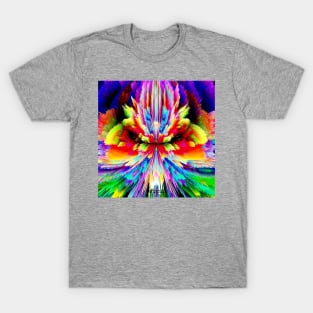 rainbow butterfly abstract T-Shirt